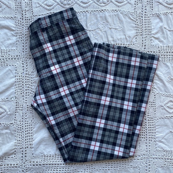 Ian Poulter Design 70s Style Tartan Plaid Trouser - Picture 5 of 7